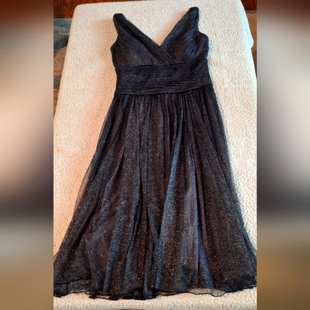 Coldwater Creek cocktail dress size 4 with black shimmer